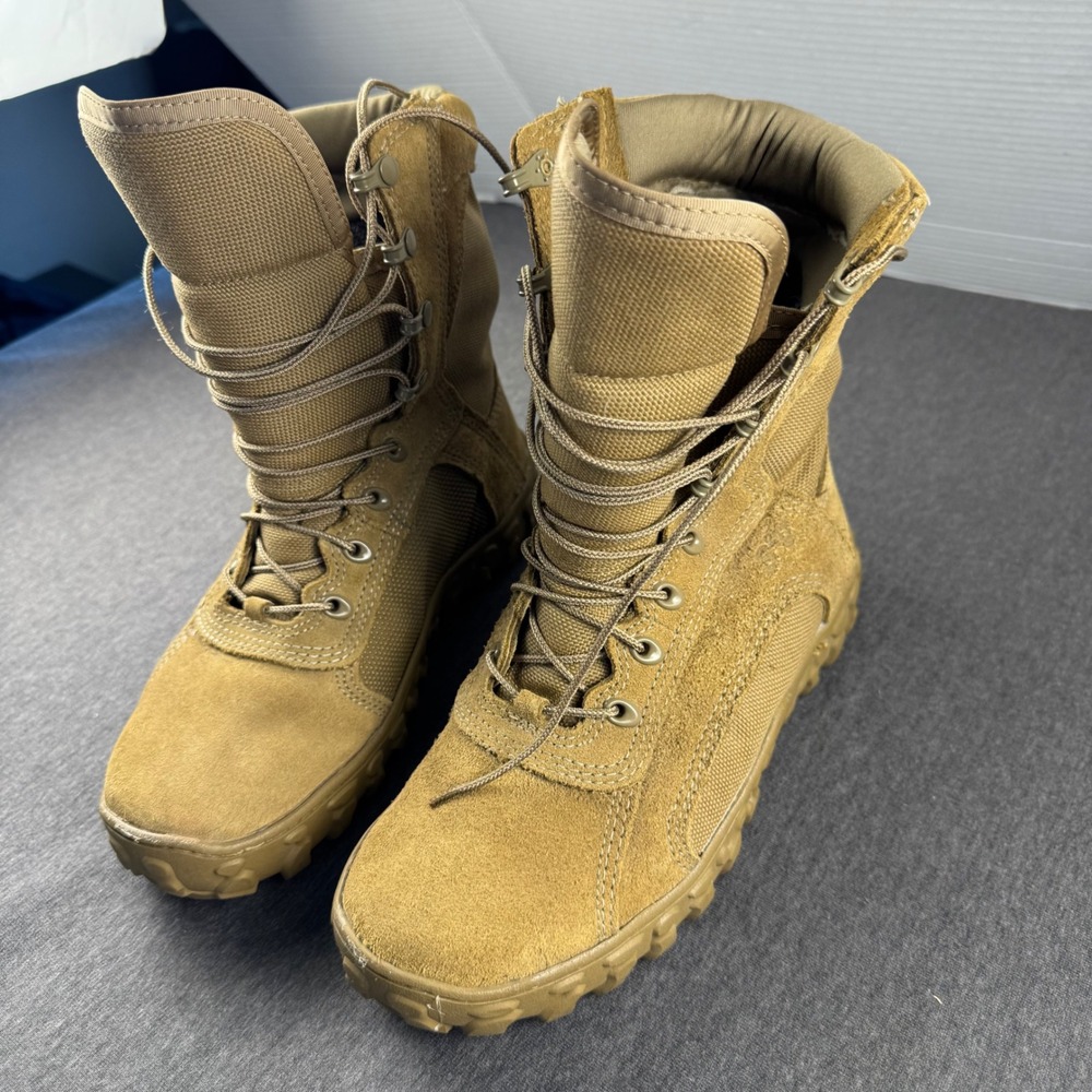 Rocky S2V Tactical Military Boots Coyote Brown Insulated Vibram 7r/ 8.5 women
